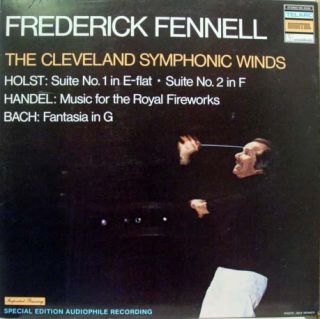 Frederick Fennell Holst Handel Bach LP VG Telarc 5038 1978 Audiophile