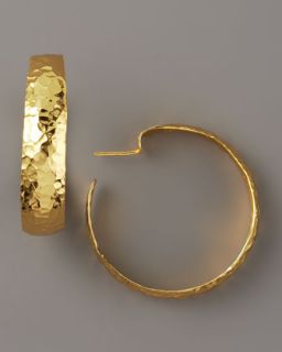 nest hammered hoop earrings $ 95 exclusively ours