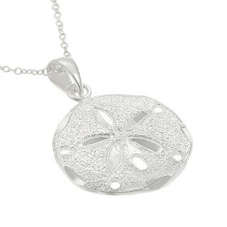 Sterling Silver Sand Dollar Necklace Jewelry 