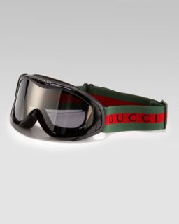 Gucci Logo Strap Ski Goggle   