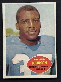 John Henry Johnson Steelers 1960 Topps Card 94