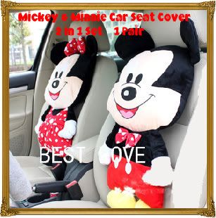 Mickey Minnie Mouse Muliti Home Car Use Seat Cover Cushion Nice