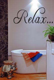  Tub Wall Quote Decal Saying Wall Lettering Home Decor 24 V2