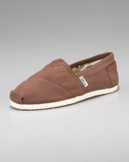 TOMS Classic Canvas Slip On, Chocolate   
