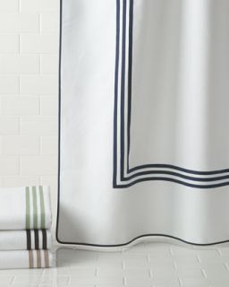 Matouk Newport Striped Shower Curtain   