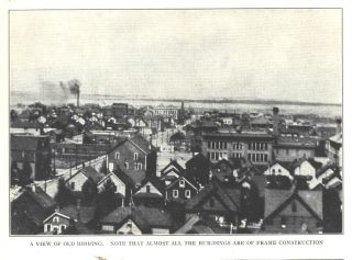 1925 J Photo Image A View of Old Hibbing