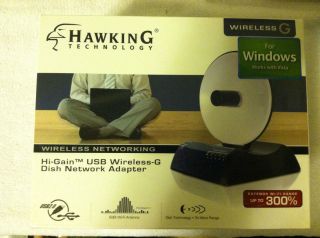 Hawking Technology Hi Gain USB Wireless Mini Dish Antenna Network