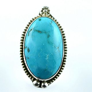 Native American Jewelry Sleeping Beauty Turquoise Ring 9