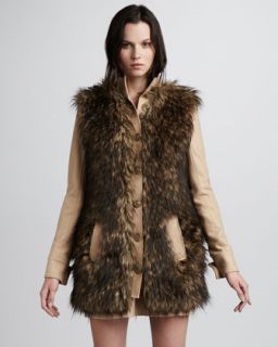 Rachel Zoe Brooklyn Faux Fur Jacket   