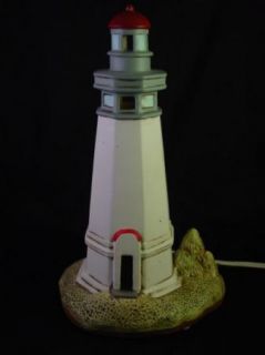 Lefton Illuminated Lighthouse Grays Harbor Washington Lamp Night Lite
