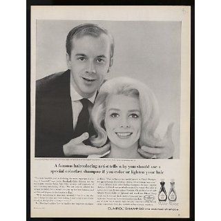 1963 Les Blanchard & Inger Stevens Clairol Print Ad (9536