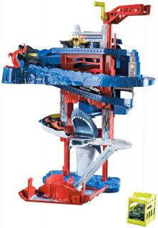Exciting multi level playset includes one die cast Matchbox vehicle