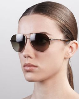 D0CYL Stella McCartney Sunglasses Metal Aviator Sunglasses, Golden