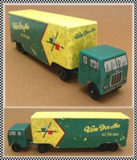 1960s Vintage Von Der ahe Moving Van Ralston Promo Toy