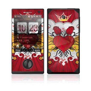 Rose Heart Decorative Skin Cover Decal Sticker for HTC