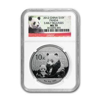 2012 Silver Chinese Panda 1 oz   MS 70 NGC (Early Releases