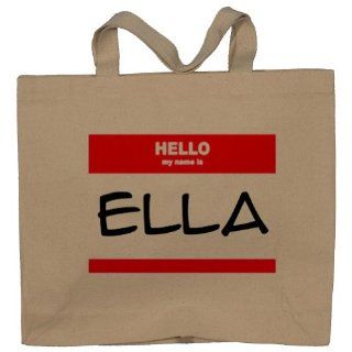 HELLO my name is ELLA Totebag (Cotton Tote / Bag