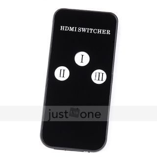 Ports HDMI 1 3 Amplifier Switcher Audio Video Switch 1080p Splitter