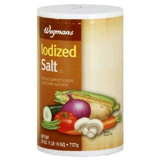 Wegmans Salt, Iodized , 26 Oz ( Pak of 2 ) Everything