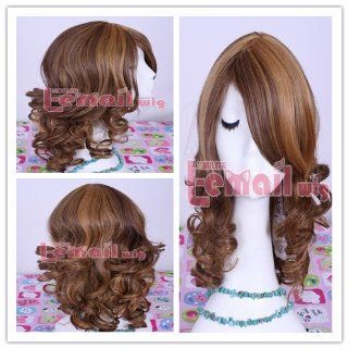 L email 45cm Monster High Wavy Mix Golden/bwown Cosplay