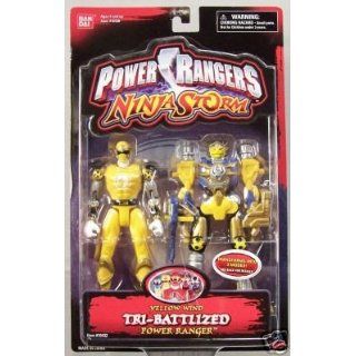 Power Rangers Ninja Storm Yellow Wind Turbo Tri Battlized