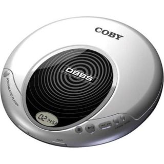 Coby Portable CD Player DBBS Headphone Silver Free SHIP