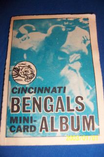 1969 Topps Cincinnati Bengals Set Headrick John Stofa