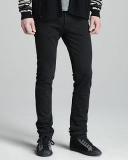 just cavalli slim black jeans original $ 265 119