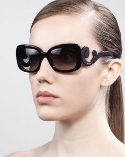 Black Gradient Lenses Sunglasses  