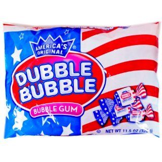 Dubble Bubble USA Bubble Gum 11.5oz. Bag Grocery
