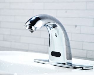  New Automatic Infrared Sensor Bathroom Faucet, HOT AND COLD WATER MP2