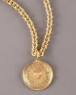 Round Gold Necklace  