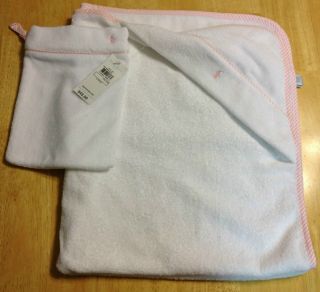 Ralph Lauren Hooded Towel and Mitt