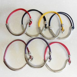 Leather Hook Wrist Band Bracelet Popular Drama Fashion