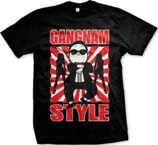 Gangnam Style Funny K Pop Psy Dance Korean Hip Hop Humor Mens T Shirt