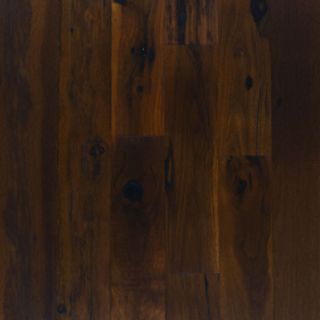 Smooth Carbonized Hickory Hardwood Flooring Wood Floor