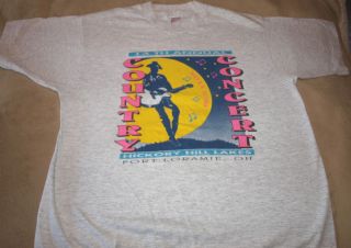 Vintage Country Concert Hickory Hill Lakes 1994 T Shirt Adult Large