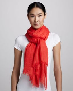  ultra lightweight cashmere stole watermelon $ 195 exclusively ours