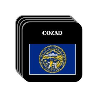 US State Flag   COZAD, Nebraska (NE) Set of 4 Mini