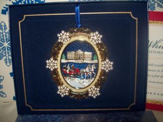 THE WHITE HOUSE HISTORICAL ASSOCIATION 2004 CHRISTMAS ORNAMENTS