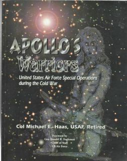  WARRIORS USAF SPECIAL OPERATIONS history book 370 pgs; VG condition