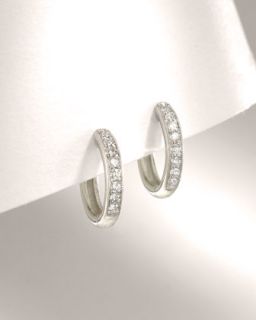 J5080 JudeFrances Jewelry Diamond Hoop Earrings