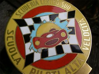 Scuderia Centro Sud Italian Motorsport Badge Piloti Alta