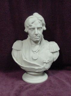 Horatio Nelson Parian Bust by Copeland CA 1840 60