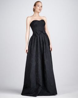 Black Sweetheart Neckline Dress  