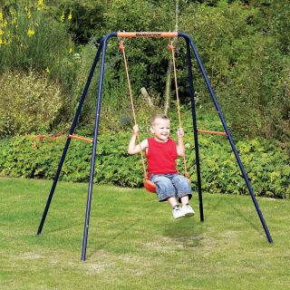 hedstrom single swing galvanised steel frame with added powdered