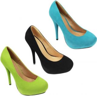 New Womens Ladies Party Platforms High Heel Pumps Court Shoes Sizes 3