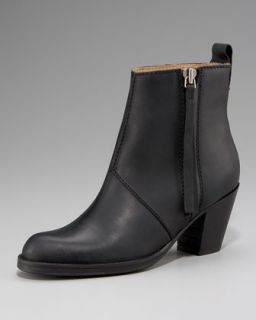 Acne Leather Ankle Boot   