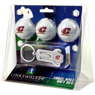 Central Michigan Chippewas NCAA 3 Ball Gift Pack w