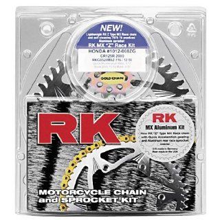 RK Racing Chain 3106 010WG Steel Rear Sprocket and Gold O Ring Chain